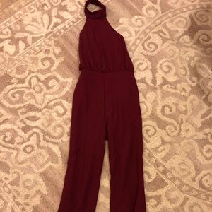 Maroon Lulu’s jumpsuit